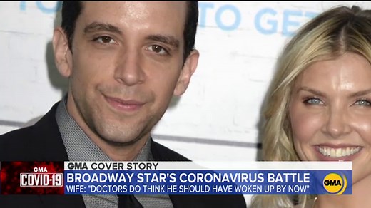 Broadway star Nick Cordero is 'profoundly weak' and 'interacts with his eyes,' wife Amanda Kloots says