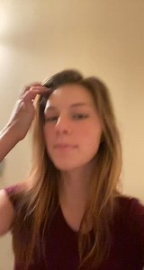 Cute girl taking a shit