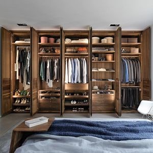 [Hot Item] Home Hotel Clothes Armoire Furniture Bedroom Solid Oak Wooden Wardrobe Cabinet