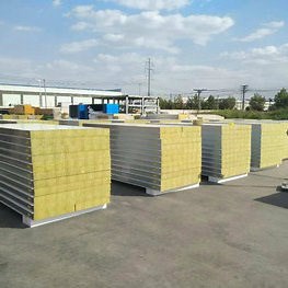 [Hot Item] Rock Wool/Glass Wool Sandwich Panel From China