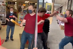 Seattle Ace Hardware Employee Pulls Out Baseball Bat For Mask Fight