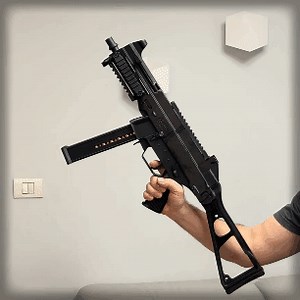 UMP .45 – Highly Detailed Realistic 3D Printable Prop (CS:GO / PUBG)