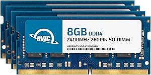 OWC 32GB (4x8GB) 2400MHZ 260pin DDR4 SO-DIMM PC4-19200 MemoryRam Module Upgrade Compatible with 2017 iMac 27 inch with Retina 5K Display (OWC2400DDR4S32S) at Amazon.com