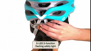 Retrospec Bike-Helmets Retrospec Silas Adult Bike Helmet with Light for Men & Women