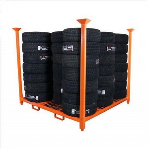 [Hot Item] Storage Tyre Stack Rack Foldable Racking Made in China