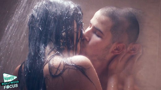 Nick Jonas and Shay Mitchell Get St*amy in the Shower in 'Under You'