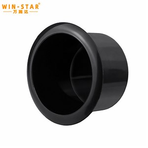 [Hot Item] Winstar 110*85*60mm Furniture Plastic Chair Cup Desk Base Black Cup Holder