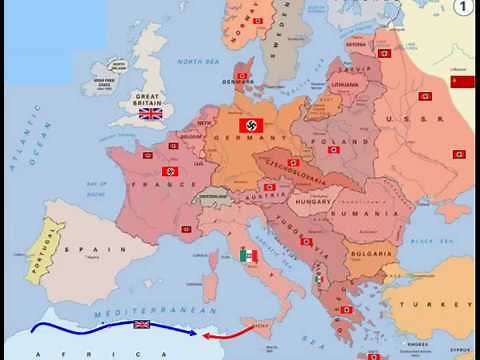 World War II Animated Map