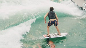 Model Monday - Avalon Waketoon The Waketoon is the first true performance tritoon with the capabilities to surf, wakeboard, water ski, and throw some massive waves for tubing. #AvalonPontoons #pontoon #performance #waketoon #tritoon #wake #surf #surfboat #wakeboard #boating #lakelife | Avalon Pontoons