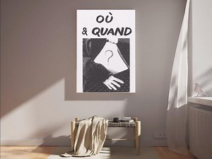 O Quand Poster Print Minimal French Quote Wall Art - Etsy Canada
