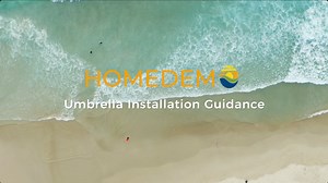 HOMEDEMO Heavy Duty Windproof Beach Umbrella with Curtain, 7FT Beach Umbrella with Large Sand Anchor & Carry Bag, Türkiye Blu