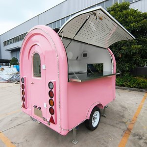 [Hot Item] CE Certification Food Car Van Food Trucks with Trailer Oven Mobile Bar Trailers Pizza Trailer Food Truck