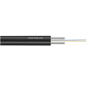 [Hot Item] FTTH Outdoor or Indoor Optic Fiber Cable with Messenger FRP Strengthen FTTH Drop
