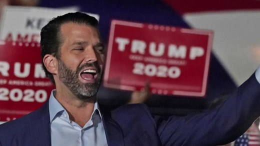 Donald Trump Jr. tests positive for Covid-19