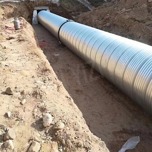 [Hot Item] Galvanized Steel Culvert Drainage Pipe