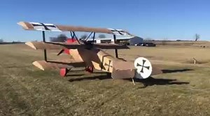 Fokker Triplane takeoff | Airdrome Aeroplanes