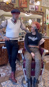 70K views · 9.7K reactions | EXACTLY ONE YEAR AGO… I gave the love of my life, @batcitybabe this haircut… Can you imagine your love being your muse…? It’s no secret I am OBSESSED with my art so when you meet the perfect canvas and lightning strikes that must be a sign of the gods… Or demons… ♥️ GROOMED WITH @reuzel | Robert-Jan Rietveld | Facebook