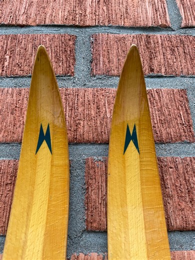 210cm 1970s Vintage Madshus Wood Cross-country Skis - Refinished - Etsy