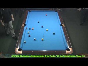 2014 APA US Amateur Championships Brian Parks VS Carl Christiansen