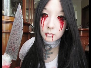 TUTORIAL: Alice Hysteria Mode Makeup (Alice Madness Returns)!