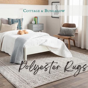 What are polyester rugs? Learn more here! #cottageandbungalow #escapetoyourhome #polyesterrugs | Cottage & Bungalow | Facebook