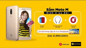 🎉🎉🎉 MUA MOTOROLA MOTO M TRÚNG NGAY CHUYẾN DU LỊCH SINGAPORE Mua ngay để nhận: 🎁 Chuyến du lịch Singapore 🎁 Tai nghe bluetooth trị giá 480.000đ 🎁 Ốp lưng sành điệu Duy nhất tại TGDĐ,nhanh tay mua ngay nè:http://bit.ly/MotorolaMotoM | Thế Giới Di Động (thegioididong.com)