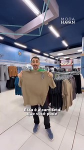 40K views · 442 reactions | Você precisa ter uma camiseta dessa!  Alerta de novidade na moda masculina! Além de estilo e conforto, você vai ter bem menos trabalho na rotina! Imagina só, uma camiseta que você não precisa passar por apenas R$ 79,99?  Garanta já a sua! | Havan | Facebook