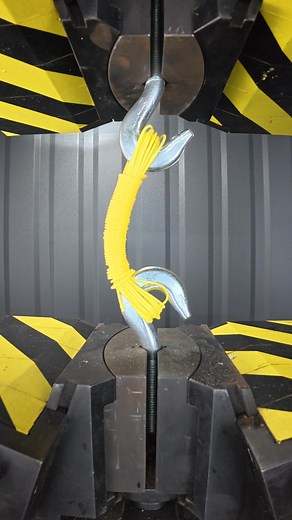 3M views · 34K reactions | Fabric rope proved to be stronger than rubber cable! #hydraulicpress #satisfyingvideo #destroy #asmrtiktoks #crushing #satisfy #hydraulic #asmrvideo #great #fyp #tiktokviral #foryoupage❤️❤️ #trendin #satisfyingvideos #stretching #fabric #rope #rubber #cable | BreakIt | Facebook