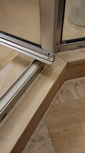 Watch How to replace a shower door drip rail. Use alcohol to clean on Amazon Live