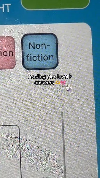 Reading Plus Level F Answers for Homework Help