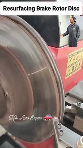 Resurfacing Brake Rotor Disc. Brake Lathe Machine #cars #brakes #brakerepair #mechanic #engine Kik Auto expert #كتلايزر #carproblems #erbil_iraq #carservice #automechanic #car #efiautoelectrician #enginecentererbil #صيانةسيارات #erbilcity #automobile | Kik Auto expert