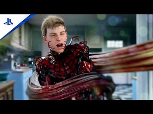 Marvel's Spider-Man 2 Absolute 20 Inches Peter's Carnage Suit Saves MJ From Venom Full Battle