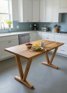 Wooden Kitchen Table, Solid Wood, Small Rectangular Dining Table, Made to Order - Etsy UK