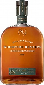 Brown-forman Woodford Reserve Rye Whiskey, 1.0 L, 90.4 Proof , 90.40 Proof, 1 Ltr, 1 Ct