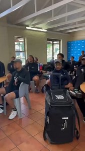 CPUT VC Prof Chris Nhlapo gives words of appreciation and motivation to the FNB CPUT team as they prepare to face FNB UWC in the Varsity Shield final at 3:30PM! | CPUT STUDENT AFFAIRS