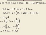 Fourth order Runge Kutta Method