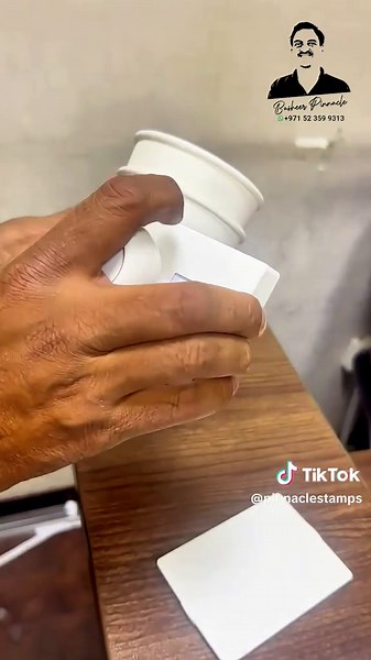 Branding Disposable Cups with Permanent Ink Stamps