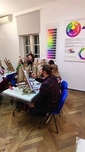 Evenimentul Wine & Paint Night Out este adresat tuturor celor ce vor să petreacă o seară creativă și distractivă alături de noi. Desfășurare : un artist arată pas cu pas cum se reproduce o imagine în culori acrilice pe pânză. Experiența în pictură nu este necesară. . . . #art #painting #fun #freetime #qualitytime #bucharest #romania #workshop #funevent | Art & Hobby Studio | Facebook