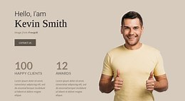 About Me - HTML Template by Nicepage