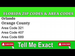 Orlando, Orange County ZIP Code and Area Code