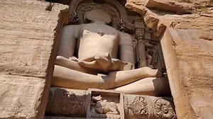 1K views · 198 reactions | Gopachal Rock-cut Jain Monuments hold significant importance as a pilgrimage site for Jains. These beautiful monolithic statues bear testament to the art & culture of the 7th-15th century. Located in Gwalior, Madhya Pradesh, it's a captivating place for history lovers. #UnexploredIndia #MadhyaPradesh Madhya Pradesh Tourism | Dhanraj Nathwani | Facebook