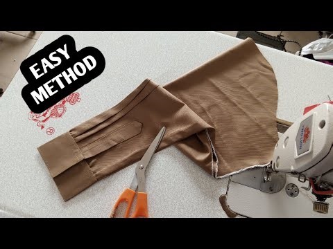 How to Stitch/Sew Cufflinks for Beginners Step by Step #cufflinks