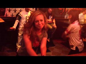 Val spanks girl at Billy Hurrianes