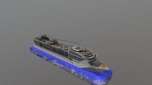 Cruise Ship (Minecraft build) - Download Free 3D model by P_4_N_D_A