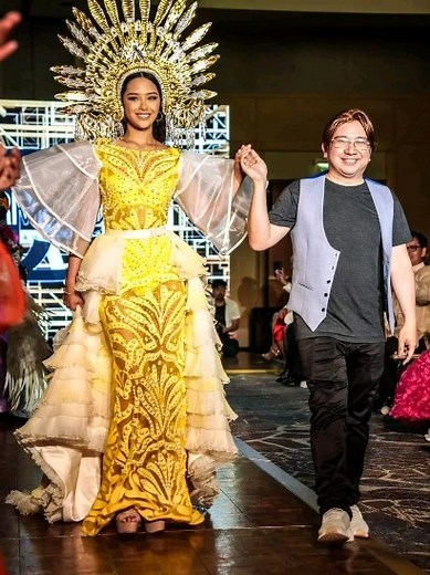 Fashion for A Cause , LIKHA means creative work. Design by @carmelodesignsbycarlandrada Model: @mariealyssa13 #missphilippinesusa #missphilippinesusa2023 #costume #gown #couture | Miss Philippines USA , The Pageant