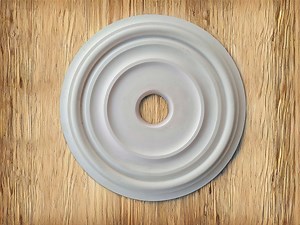 Modern Plaster Ceiling Rosette: 28 Cm Customizable Light Fixture Decor - Etsy Australia