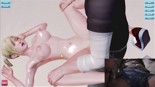 College-Student, der einen Kurs Honey Select 1 Gameplay erhält