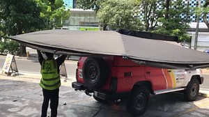 Available now!!! P58,000 Rhino Rack Australia Batwing awning. Closing a Batwing video. #outdoorsclubgreenhills #rhinorack | Outdoors Club - Ortigas Home Depot