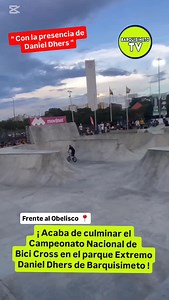 ¡ Barquisimeto es la capital de BMX de Venezuela !🚲 La emoción del BMX freestyle tomó Barquisimeto el día de hoy con la celebración del Campeonato Nacional de BMX Freestyle 2025 en el Parque Extremo Daniel Dhers. Más de 70 atletas de todo el país se reunieron para un día de alta energía y trucos impresionantes, consolidando a la ciudad como un punto clave para este deporte en Venezuela. La competencia, organizada por la Fundación Daniel Dhers, demostró el creciente talento de los riders en las 