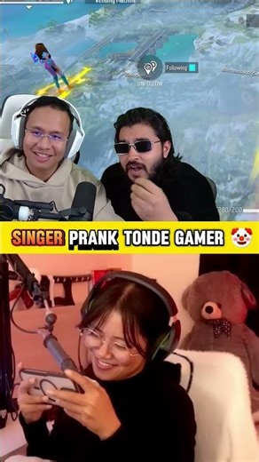 ‪@TondeGamer‬ Singing Prank With ‪@Sooneeta‬🤓🤡 #freefire #funny #tondaegamer #sooneeta #freefireshorts